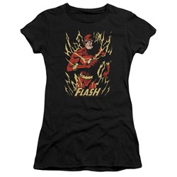 Justice League - Womens Flash Flare T-Shirt
