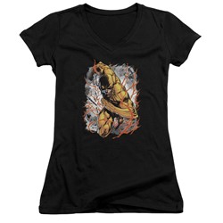 Justice League - Womens Reversed V-Neck T-Shirt