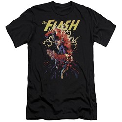 Justice League - Mens Ripping Apart Slim Fit T-Shirt