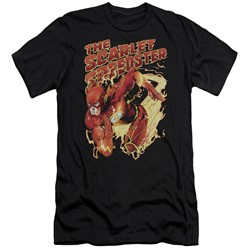 Justice League - Mens Scarlet Speedster Slim Fit T-Shirt