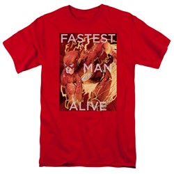 Justice League - Mens Fastest Man Alive T-Shirt