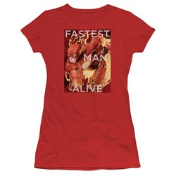 Justice League - Womens Fastest Man Alive T-Shirt
