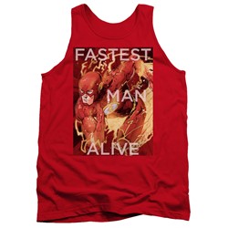 Justice League - Mens Fastest Man Alive Tank Top