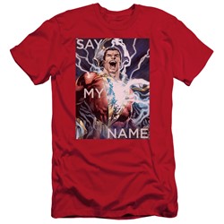 Justice League - Mens Say My Name Slim Fit T-Shirt