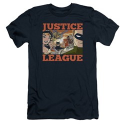 Justice League - Mens New Dawn Group Slim Fit T-Shirt