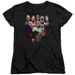 Justice League - Womens Roll Call T-Shirt