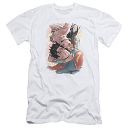 Justice League - Mens Love Birds Slim Fit T-Shirt