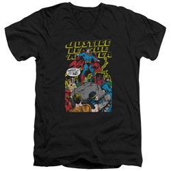 Justice League - Mens Ultimate Scarifice V-Neck T-Shirt