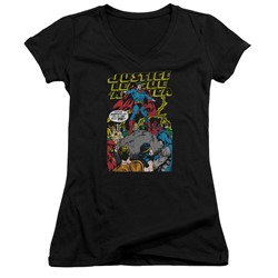 Justice League - Womens Ultimate Scarifice V-Neck T-Shirt