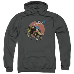 Justice League - Mens Bull Rider Pullover Hoodie