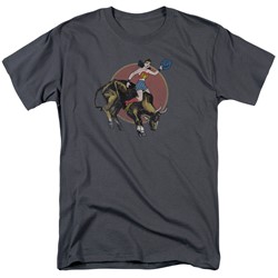 Justice League - Mens Bull Rider T-Shirt