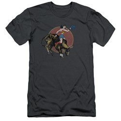 Justice League - Mens Bull Rider Slim Fit T-Shirt