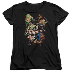 Justice League - Womens Battle Ready T-Shirt