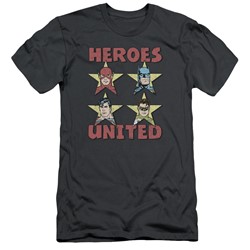 Justice League - Mens United Stars Slim Fit T-Shirt