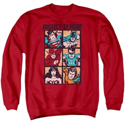 Justice League - Mens Rough Panels Sweater