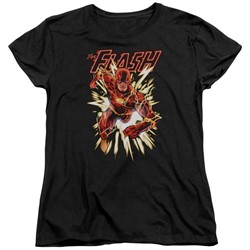 Justice League - Womens Flash Glow T-Shirt
