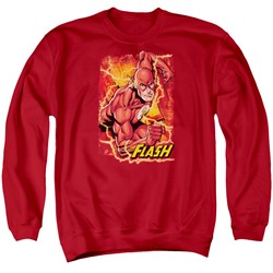 Justice League - Mens Flash Lightning Sweater