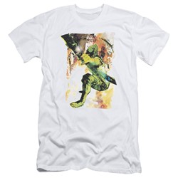 Justice League - Mens Painted Archer Slim Fit T-Shirt