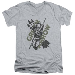 Justice League - Mens Archers Arrows V-Neck T-Shirt