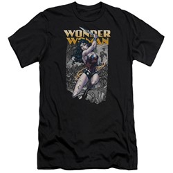 Justice League - Mens Wonder Slice Slim Fit T-Shirt