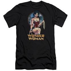 Justice League - Mens City Warrior Slim Fit T-Shirt