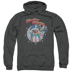 Justice League - Mens At Your Service Pullover Hoodie