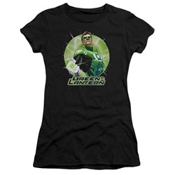 Justice League - Womens Green Static T-Shirt