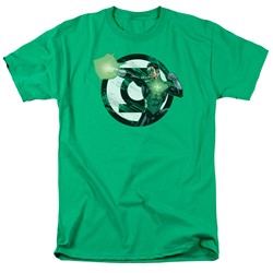 Justice League - Mens Blasting Logo T-Shirt
