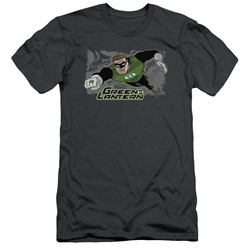 Justice League - Mens Space Cop Slim Fit T-Shirt
