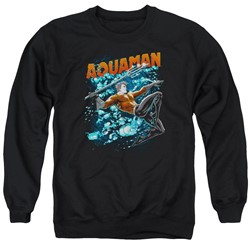 Justice League - Mens Aqua Bubbles Sweater