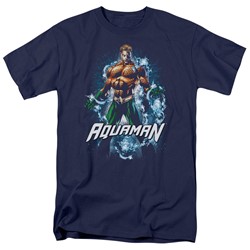 Justice League - Mens Water Powers T-Shirt