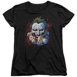 Justice League - Womens Doll Heads T-Shirt