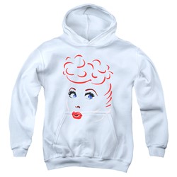 I Love Lucy - Youth Lines Face Pullover Hoodie