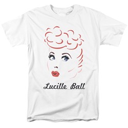 Lucille Ball - Mens Drawing T-Shirt