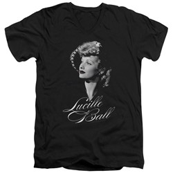 Lucille Ball - Mens Pretty Gaze V-Neck T-Shirt