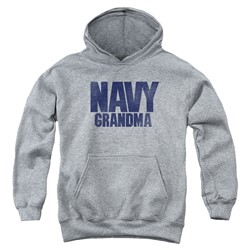 Navy - Youth Grandma Pullover Hoodie