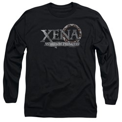 Xena: Warrior Princess - Mens Battered Logo Long Sleeve T-Shirt