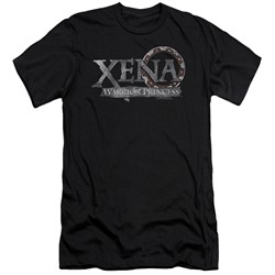 Xena: Warrior Princess - Mens Battered Logo Slim Fit T-Shirt