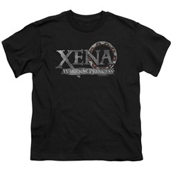 Xena: Warrior Princess - Big Boys Battered Logo T-Shirt