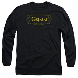 Grimm - Mens Plaque Logo Long Sleeve T-Shirt