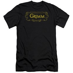 Grimm - Mens Plaque Logo Slim Fit T-Shirt