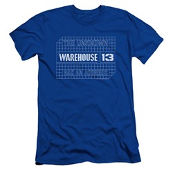 Warehouse 13 - Mens Blueprint Logo Slim Fit T-Shirt