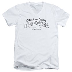 Cheech & Chong - Mens Cheech Chong Dog V-Neck T-Shirt