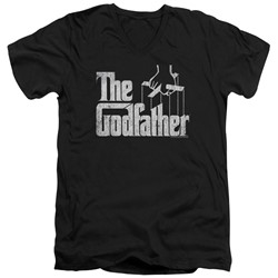 The Godfather - Mens Logo V-Neck T-Shirt