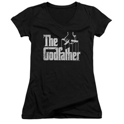 The Godfather - Womens Logo V-Neck T-Shirt