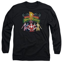 Power Rangers - Mens Rangers Unite Long Sleeve T-Shirt