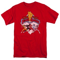 Power Rangers - Mens Retro Rangers T-Shirt