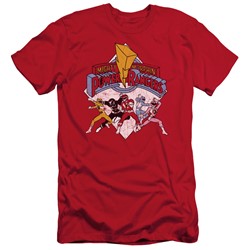 Power Rangers - Mens Retro Rangers Slim Fit T-Shirt