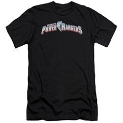 Power Rangers - Mens New Logo Slim Fit T-Shirt
