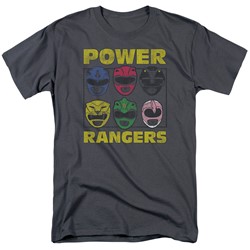 Power Rangers - Mens Ranger Heads T-Shirt